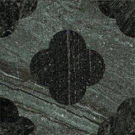 Керамогранит 41zero42 Dandy 4101204 Pin Green_Black 18,6x18,6