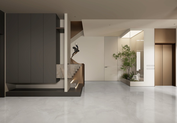 Керамогранит Magellan Grey gloss RLG189P068B 900x1800