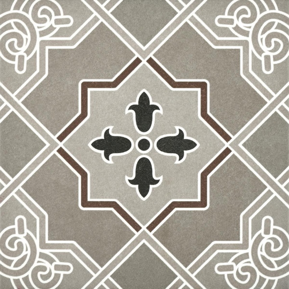 Керамогранит Motto N100111 Монотон Даст Декор Матовый (Dust Decor Matt) 20x20