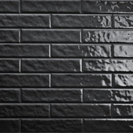 Керамогранит Motto N100047 Левелс Блэк Полированный (Levels Black Glossy) 6x25