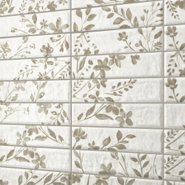 Керамогранит Motto N100049 Левелс Бланк Декор 1 Матовый (Levels Blanc Decor 1 Matt) 6x25