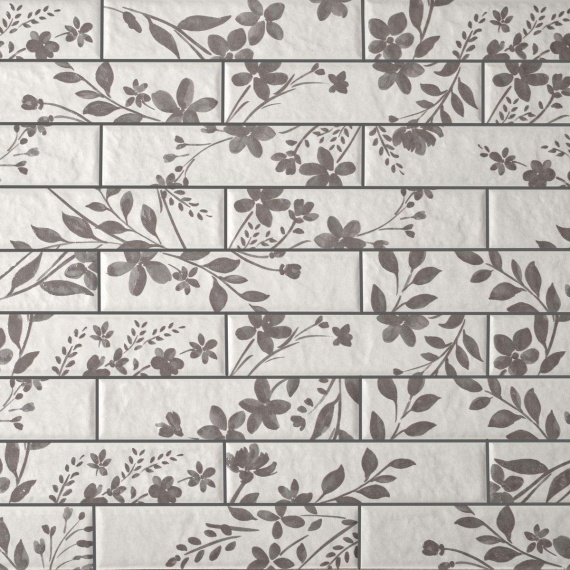 Керамогранит Motto N100052 Левелс Димгрей Декор 1 Матовый (Levels Dimgrey Decor 1 Matt) 6x25