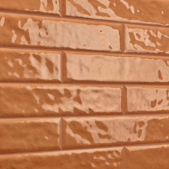 Керамогранит Motto N100021 Левелс Оранж Полированный (Levels Orange Glossy) 6x25