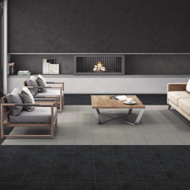 Керамогранит Motto N100069 Левелс Блэк Матовый (Levels Black Matt) 20x20