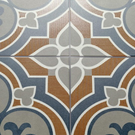 Керамогранит Motto N100074 Левелс Кобальт Декор 3006 (Levels Cobalt Decor 3006) 20x20