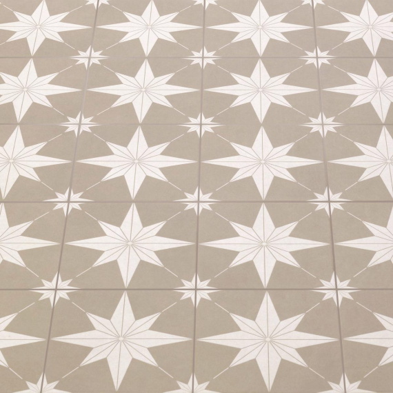 Керамогранит Motto N100079 Левелс Бланк Декор 1021 (Levels Blanc Decor 1021) 20x20