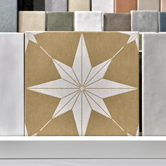 Керамогранит Motto N100081 Левелс Перламутровый Декор 1023 (Levels Pearl Decor 1023) 20x20