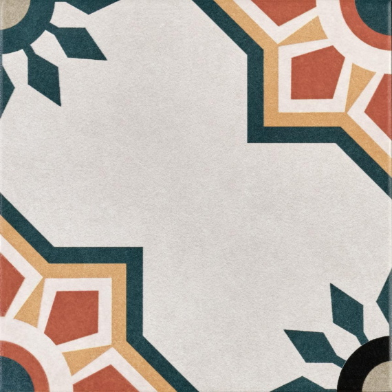 Керамогранит Motto N100084 Левелс Вайт Декор 1019 (Levels White Decor 1019) 20x20