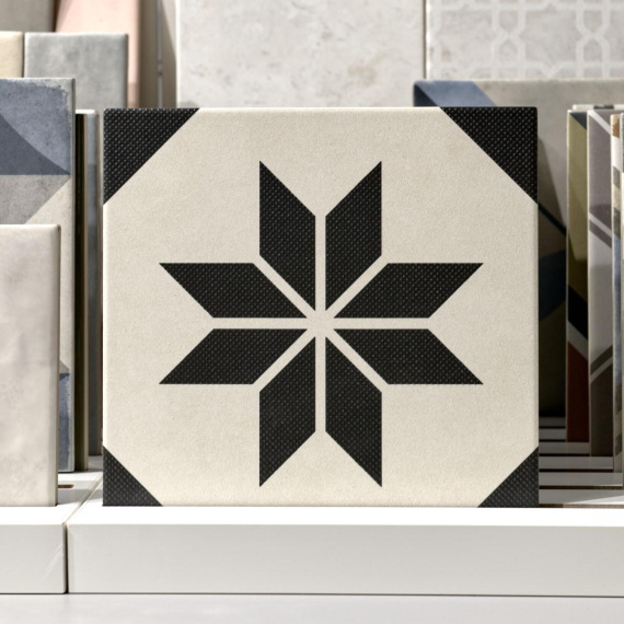 Керамогранит Motto N100086 Левелс Бежевый Декор 1016 (Levels Beige Decor 1016) 20x20