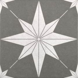 Керамогранит Motto N100080 Левелс Димгрей Декор 1022 (Levels Dimgrey Decor 1022) 20x20