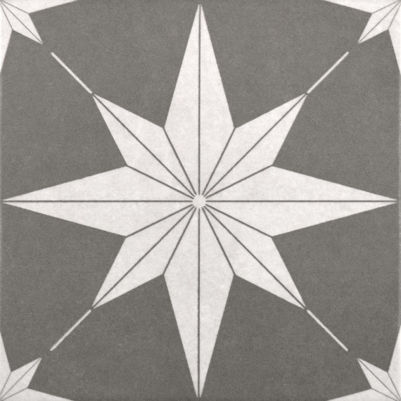 Керамогранит Motto N100080 Левелс Димгрей Декор 1022 (Levels Dimgrey Decor 1022) 20x20