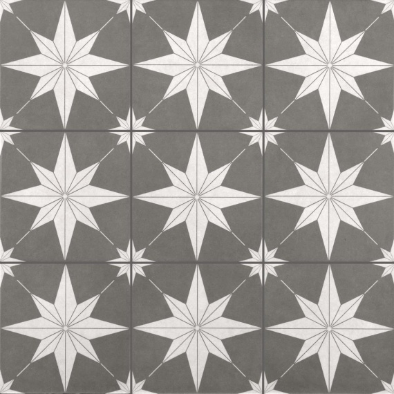 Керамогранит Motto N100080 Левелс Димгрей Декор 1022 (Levels Dimgrey Decor 1022) 20x20