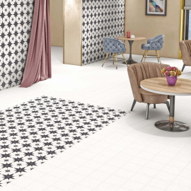 Керамогранит Motto N100083 Левелс Вайт Декор 1025 (Levels White Decor 1025) 20x20