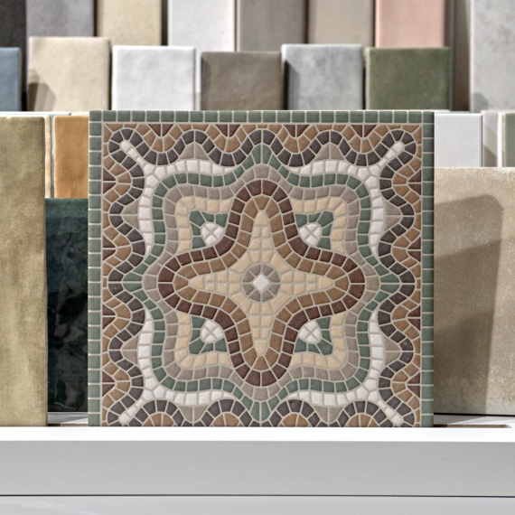 Керамогранит Motto N100103 Монотон Гравэл Декор Матовый (Gravel Decor Matt) 20x20