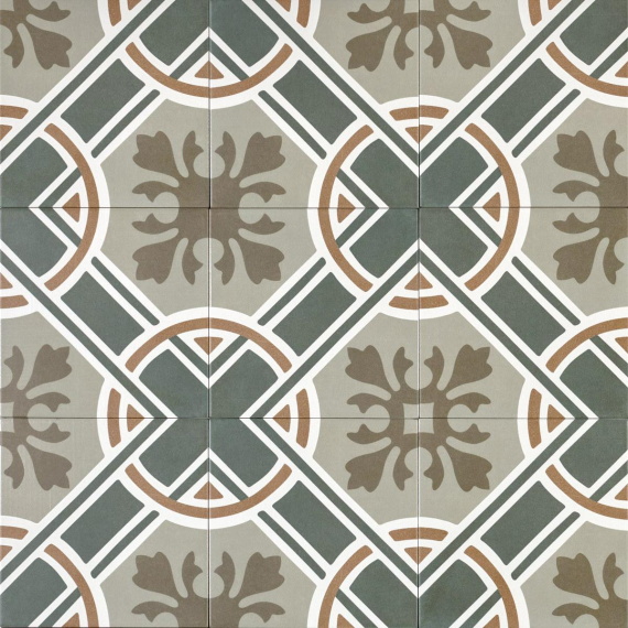 Керамогранит Motto N100101 Монотон Джунипер Декор Матовый (Juniper Decor Matt) 20x20