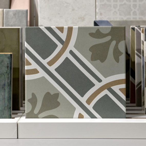 Керамогранит Motto N100101 Монотон Джунипер Декор Матовый (Juniper Decor Matt) 20x20