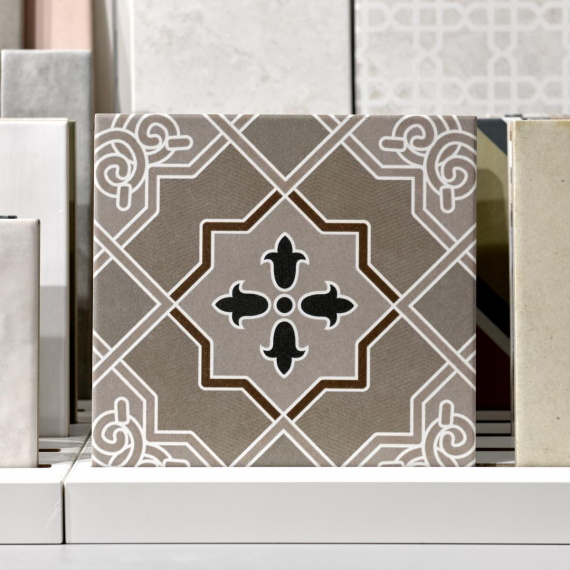 Керамогранит Motto N100111 Монотон Даст Декор Матовый (Dust Decor Matt) 20x20