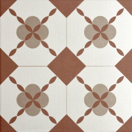 Керамогранит Motto N100117 Монотон Персик Декор Матовый (Peach Decor Matt) 20x20