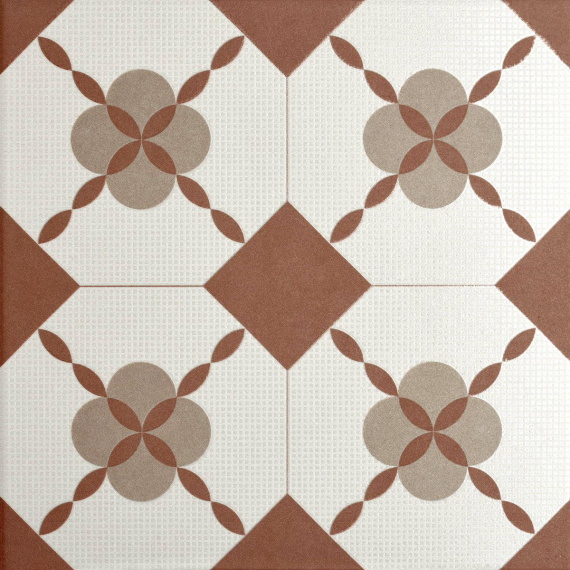 Керамогранит Motto N100117 Монотон Персик Декор Матовый (Peach Decor Matt) 20x20