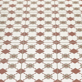 Керамогранит Motto N100117 Монотон Персик Декор Матовый (Peach Decor Matt) 20x20