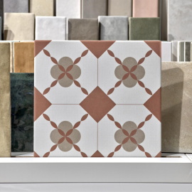 Керамогранит Motto N100117 Монотон Персик Декор Матовый (Peach Decor Matt) 20x20