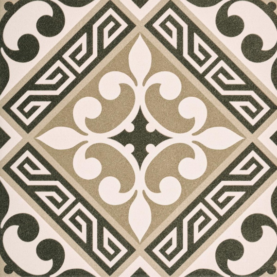 Керамогранит Motto N100113 Монотон Пантер Декор Матовый (Panther Decor Matt) 20x20