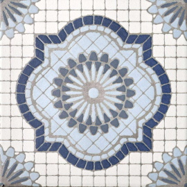 Керамогранит Motto N100115 Монотон Дэнил Декор Матовый (Denil Decor Matt (Микс 15шт) 20x20