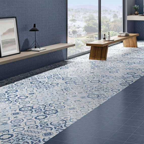 Керамогранит Motto N100115 Монотон Дэнил Декор Матовый (Denil Decor Matt (Микс 15шт) 20x20