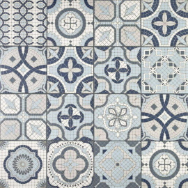 Керамогранит Motto N100115 Монотон Дэнил Декор Матовый (Denil Decor Matt (Микс 15шт) 20x20