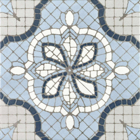 Керамогранит Motto N100115 Монотон Дэнил Декор Матовый (Denil Decor Matt (Микс 15шт) 20x20