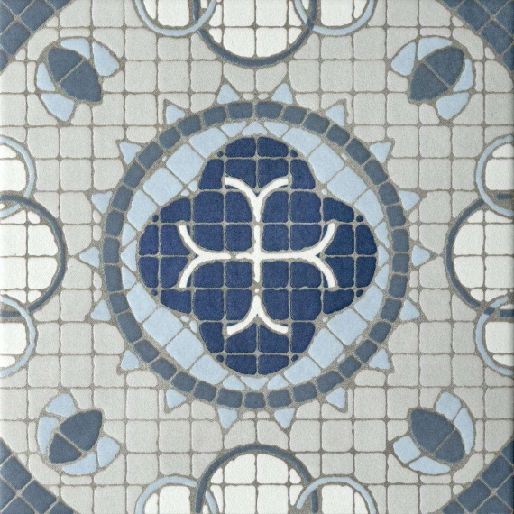 Керамогранит Motto N100115 Монотон Дэнил Декор Матовый (Denil Decor Matt (Микс 15шт) 20x20