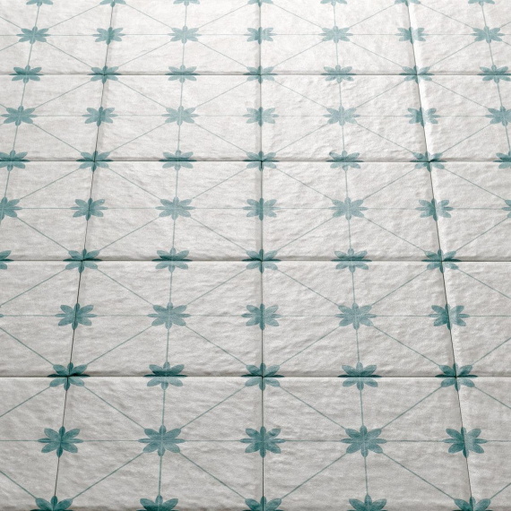 Керамогранит Motto N100120 Ницца Ница Аква Декор 2 (Niza Aqua Decor 2) 20x20