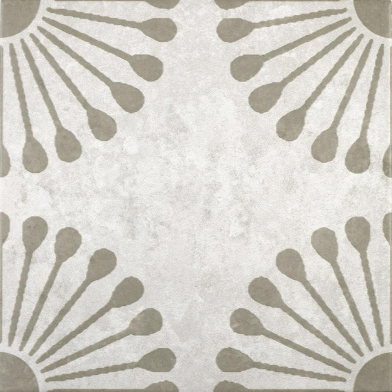 Керамогранит Motto N100126 Пальмас Пальма Вайт Декор 2 (Palmas White Decor 2) 20x20