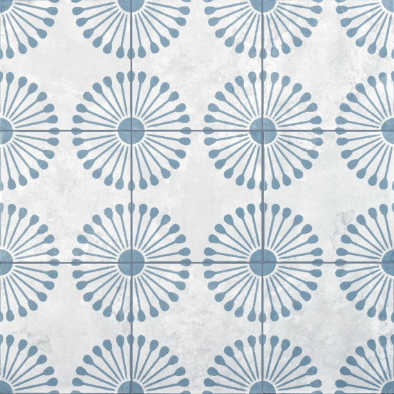 Керамогранит Motto N100128 Пальмас Пальма Вайт Декор 4 (Palmas White Decor 4) 20x20