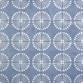 Керамогранит Motto N100122 Пальмас Пальма Блю Декор 1 (Palmas Blue Decor 1) 20x20