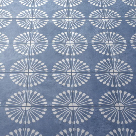 Керамогранит Motto N100122 Пальмас Пальма Блю Декор 1 (Palmas Blue Decor 1) 20x20