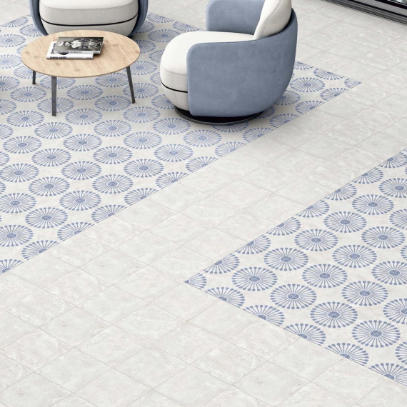 Керамогранит Motto N100124 Пальмас Пальма Вайт (Palmas White) 20x20