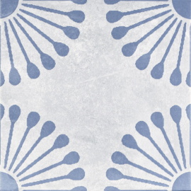 Керамогранит Motto N100125 Пальмас Пальма Вайт Декор 1 (Palmas White Decor 1) 20x20