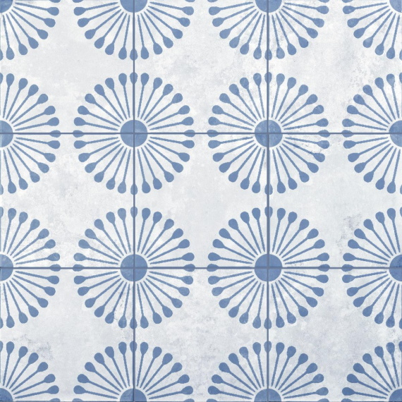 Керамогранит Motto N100125 Пальмас Пальма Вайт Декор 1 (Palmas White Decor 1) 20x20