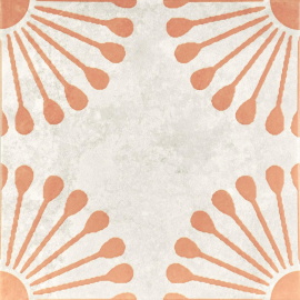 Керамогранит Motto N100127 Пальмас Пальма Вайт Декор 3 (Palmas White Decor 3) 20x20