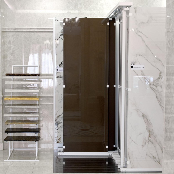 Керамогранит Motto N100145 15мм Валнат Полированный (Walnut Glossy) 80x240