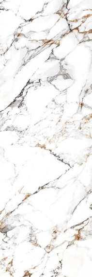 Керамогранит Motto N100143 15мм Арабескато Голд Полированный (Arabescato Gold Glossy) 80x240