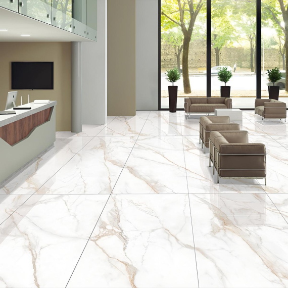 Керамогранит Motto N100142 15мм Даймонд Голд Полированный (Diamond Gold Glossy) 80x240