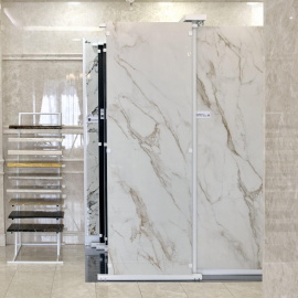 Керамогранит Motto N100142 15мм Даймонд Голд Полированный (Diamond Gold Glossy) 80x240