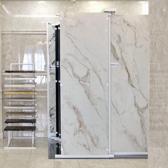 Керамогранит Motto N100142 15мм Даймонд Голд Полированный (Diamond Gold Glossy) 80x240