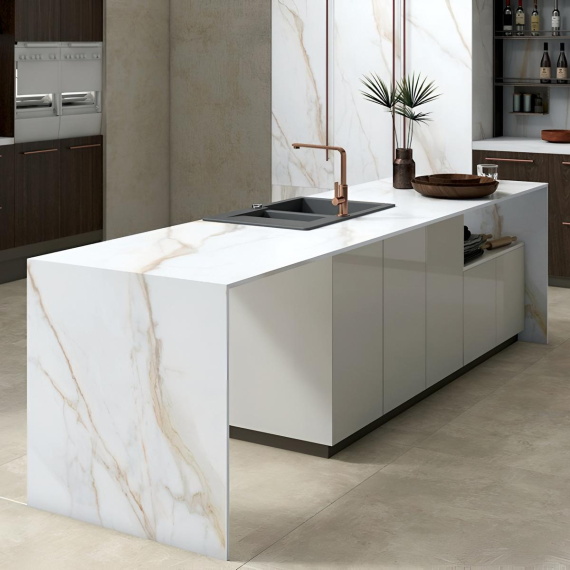 Керамогранит Motto N100135 15мм Даймонд Голд Матовый (Diamond Gold Digi Matt) 80x240