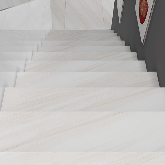 Керамогранит Motto N100132 15мм Ласа Бьянко Матовый (Lasa Bianco Digi Matt) 80x240