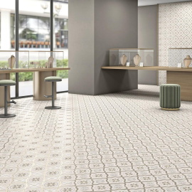 Керамогранит Motto N100192 Вельвет Taupe Decor 2 (Velvet Taupe Decor 2) 20x20