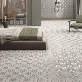 Керамогранит Motto N100191 Вельвет Taupe Decor 1 (Velvet Taupe Decor 1) 20x20