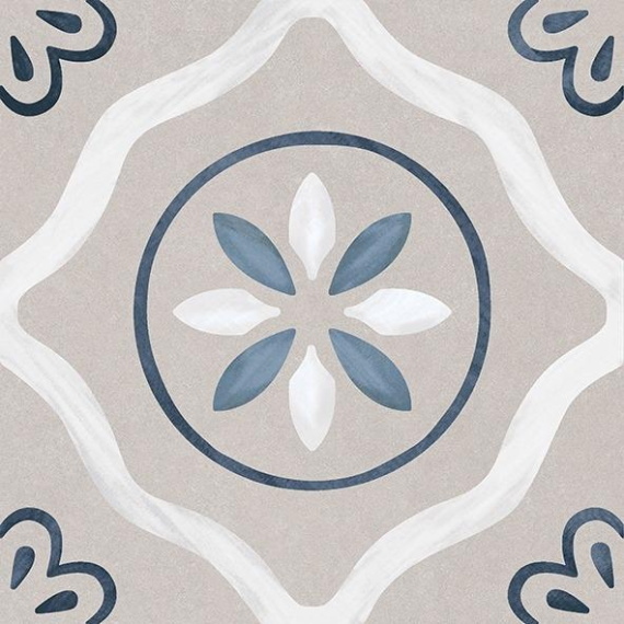 Керамогранит Motto N100188 Velvet Gris Decor 2 20x20